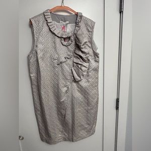 See by Chloe NWT silver brocade dress